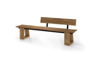 Big Daddy 86” Bench with Left Side Backrest