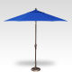 9' Button Tilt Market Umbrella - Cobalt
