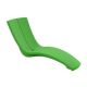 Curved Pool Chaise Green Lounge Chair