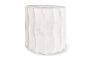 Perpetual Wave Accent Table-White