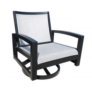 Millcroft Sling Swivel Lounge Chair