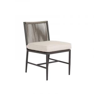 Pietra Woven Rope Armless Dining Chair