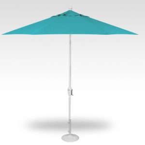 9' Auto Tilt Market Umbrella - Aqua