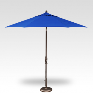 9' Auto Tilt Market Umbrella - Cobalt