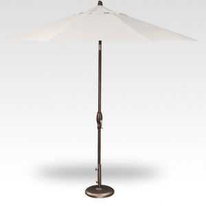 Button Tilt Market Umbrella - Vanilla