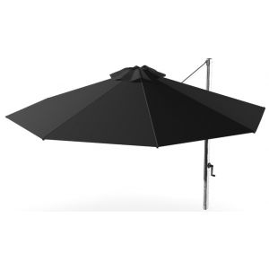 13' Octagon Eclipse Cantilever Umbrella - Charcoal Grey