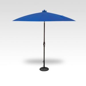 10' Shanghai Auto Tilt Umbrella - Cobalt