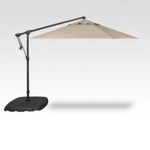 10' Octagon Cantilevered Umbrella - Khaki