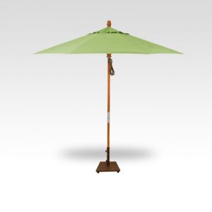 9' Wood Market Umbrella - Kiwi