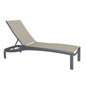 Kor Relaxed Sling Armless Chaise Lounge