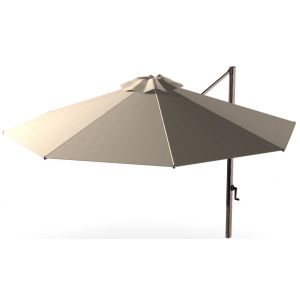 13' Octagon Eclipse Cantilever Umbrella - Linen