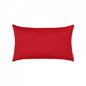 Canvas Logo Red Essentials Lumbar Pillow