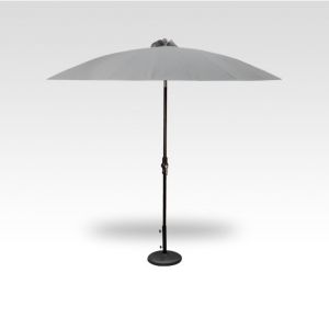 10' Shanghai Auto Tilt Umbrella - Silver Linen