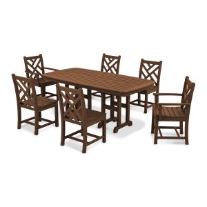 Chippendale 7-Piece Rectangle Dining Set