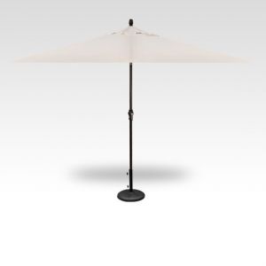 8' x 10' Auto Tilt Umbrella - Vanilla