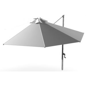 13' Octagon Eclipse Cantilever Umbrella - White